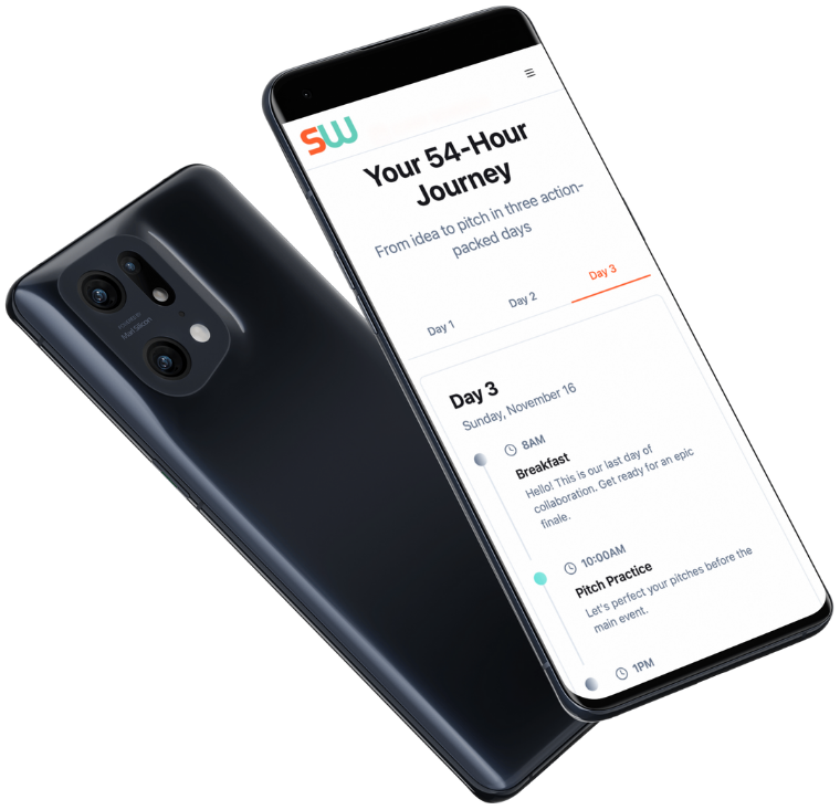 Startup Weekend Wellington - Responsive participants portal